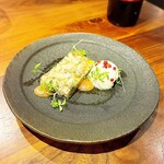 イル ネッビオ - 豚足の食感に熟成鶏の旨みがプラスされたテリーナと絶妙なアクセントをつけたエスプーマのマリアージュが素敵なアンティパストでした♪♪♪(o^^o)