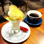 イル ネッビオ - ドルチェにオーガニック穀物コーヒーを合わせてみました(o^^o)
