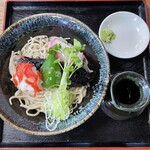 手うち庵 - 料理写真:ナスのぶっかけそば