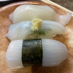 Banya No Sushi - いか三種　あおりいか・やりいか・甲いか