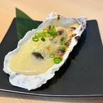 Grilled Oyster miso gratin