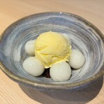 Shiratama cream zenzai