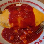 ポムの樹 - モッツァレラチーズのトマトソースオムライス