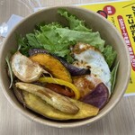 ファーマーズキッチン - 常陸牛入りハンバーグ使用のロコモコ丼