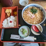 そば処 蔵寿 - たぬきそば定食