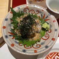 対馬のどぐろとイカ活き造り 博多 魚蔵 都ホテル店 - 