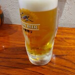 灼味噌らーめん 八堂八 - 生ビール 650円