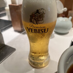 Hombateuchisanukiudontaniya - ビール小グラス（350円）