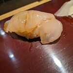 Tsukiji Otokomaezushi - 白身昆布〆(真鯛)