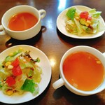 VERY - ランチのサラダ＆スープ