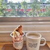 こみなと待合室 - 料理写真:ミニクロパフェとホットコーヒー