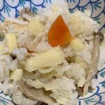 花京院市場 - 先ずは「筍ご飯」に…