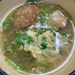 花京院市場 - 「油麩とせりの卵とじ汁」