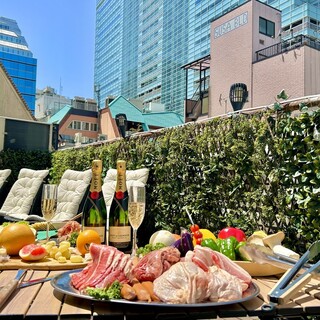 渋谷駅徒歩2分♪【グランピングBBQ飲み放題付き】