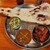 ヒマラヤ - 料理写真:2種カレー、ナン、シークカバブ、チキンティッカ