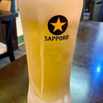 東都庵 - 乾杯ビール