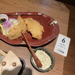 夢向船 - アジフライのタルタルソース独特