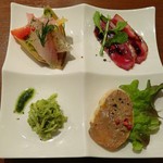 OSTERIA BALENOTTO - 4種のアンティパストミスト　580円