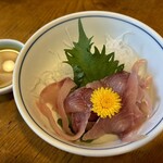 川魚料理 魚庄 本店 - 鯉のあらい