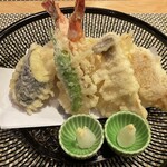 Ikedaya Sushi Kappouten - 天麩羅盛り合わせ