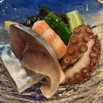 Ikedaya Sushi Kappouten - 酢の物盛り合わせ