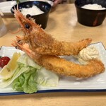 活魚料理 びんび家 - エビフライ定食@1,500
