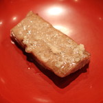 三谷 - 鮪のカマ の 白トリュフ焼き、　Puligny-Montrachet Les Combettes 2008 Etienne Sauzet で　(2014/02)