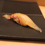 三谷 - 長崎 平戸 の桜鯛（真鯛）、十四代　中取り純米　無濾過 本生 で　(2014/02)