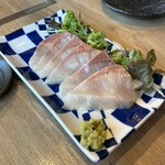 串焼き 満天 - 香味野菜で食べるぶり刺身