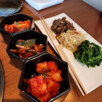 生粋 - ナムルとキムチ。たっぷり！