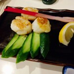 まねき寿し - 貝柱アテ　あぶり