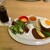 むさしの森珈琲 - 料理写真:メインはロコモコプレート、デミグラスソース