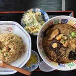 ふじラーメン - 焼き飯定食