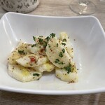 長芋マリネ　レモンマスタードコンフィ仕立て（220円）