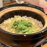 Kokubo no mama - 山菜の土鍋ご飯