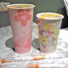 CoCo都可 - ドリンク写真:レモン緑茶（Ｌ）（左）＆ タピオカミルクティー（Ｍ）