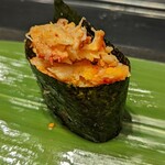 立食い寿司 根室花まる - 花咲ガニ軍艦