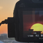 焼きもの家 慶 - 今朝も素晴らしい日の出だった。