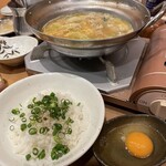 酒場伸輔 山形站前大通店 - 〆の雑炊 330円