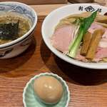 Bettei Takei - 味玉濃厚鶏豚骨つけ麺(2024/4)