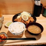 Tompei - (５月・６月限定定食)豚の唐揚げ定食