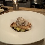 Itsuki - 対馬の穴子　ヤングコーンのリゾット　サマートリュフ　バルサミコソース