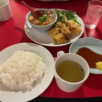 南海飯店 - 春巻定食