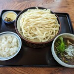 Teuchi Fuji Udon - 肉汁うどん　小ライス付き    880円