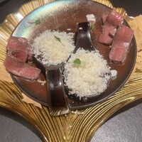 煌 焼肉 - レアローストビーフ　黒毛和牛のタルタル