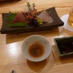 玄斎 - よこわと平目の刺身