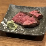 肉山 富山 - 内腿はわさびが良い相性✨✨✨