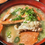 魚の松本 - カニ汁