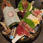海鮮炉端船栄 高田店 - 鮮魚磯盛り