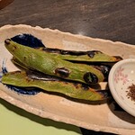 海鮮炉端船栄 - 焼きそら豆